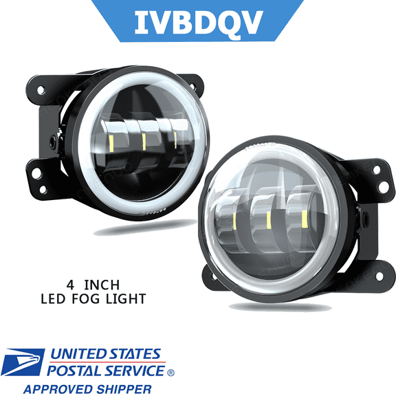 4 inch Round LED Fog Light White/Yellow Dual Color For Dodge Charger 2011~2013