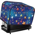 thumbnail image 1 of Toaster Cover 4 Slice Bright Stars Dustproof Bread Maker Cover Fingerprint Bakeware Protection Wide Slot Toaster Bag Reusable Kitchen Small Appliance Cover TC41, 1 of 1
