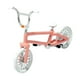 thumbnail image 1 of Resina, Modelo de bicicleta hecho a mano, Escultura Figuras en miniatura, Arte Hogar Vehículos rosado, 1 of 8