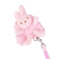 thumbnail image 2 of Pnellth 1 Set Pet Harness Leash Adjustable Wear-resistant Cartoon Rabbit Doll Pet Cat Dog Traction Rope Set, 2 of 10