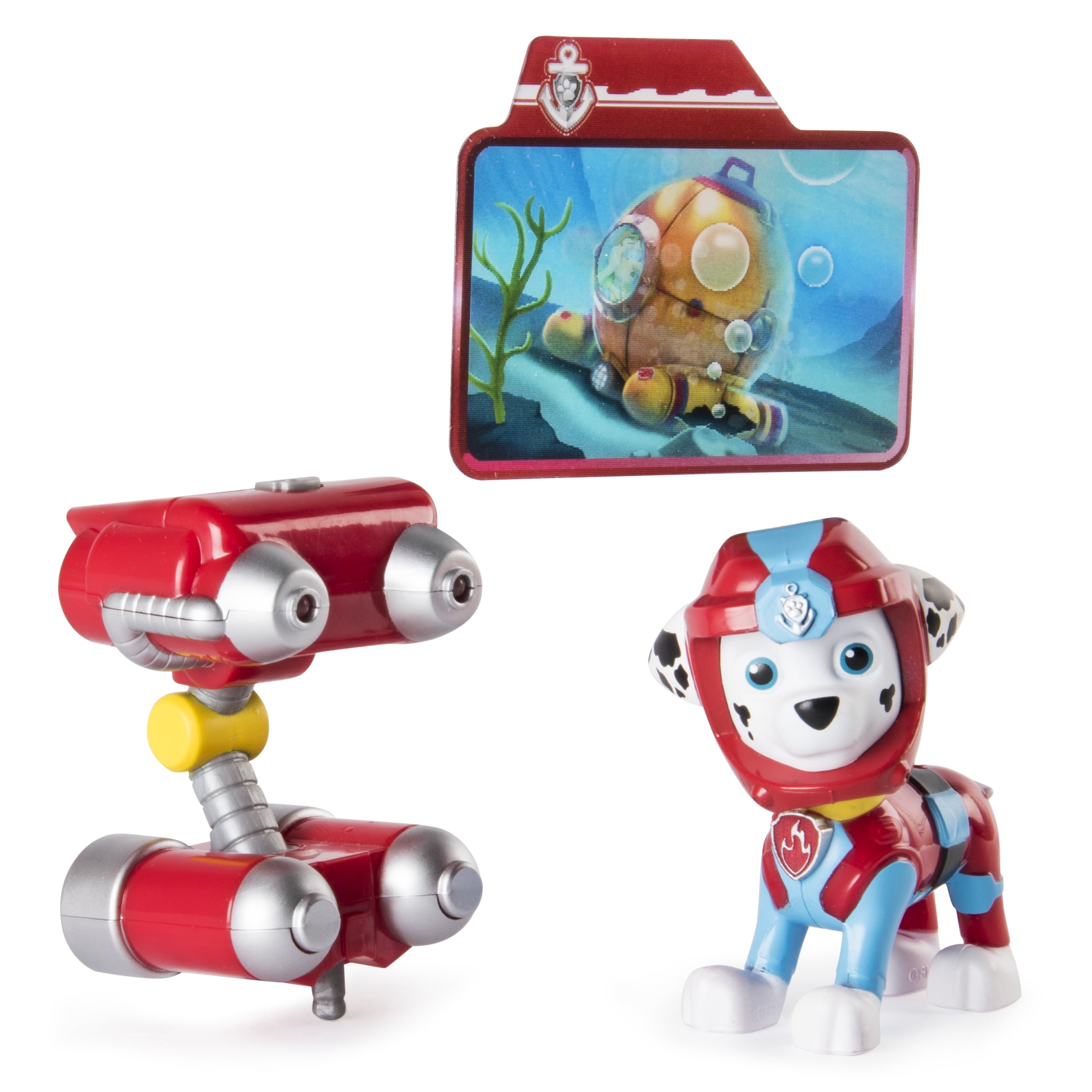 Paw Patrol Sea Patrol Light Up Rocky with Pup Pack and Mission Card New NIB 