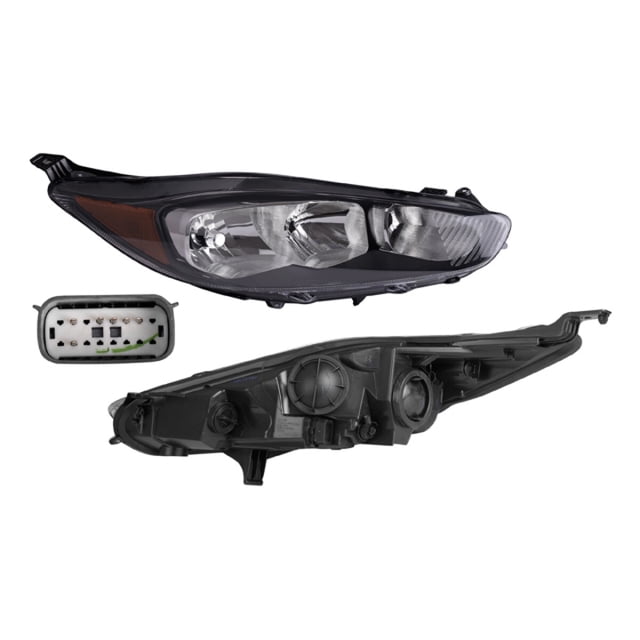 Faro DEPO Fiesta 2014 A 2019 Ford Der Fdo Negro