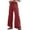Watermelon Red, variant on Tbopshirt Womens Casual Pants,Women's Wide Leg Beach Pants Drawstring Elastic Waist Loose Trousers with Big Pockets,Plus Size Pants for Women