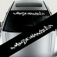 thumbnail image 1 of Stylish Car Window Sticker Decal, Front Rear Window Decal, Car Windshield Sticker, 51.2 X 8.3inch For Car Easy To Clean Car Front Rear Window Windshield, 1 of 8
