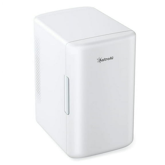 Mini Fridge Portable, Compact Refrigerator, 6L Capacity, Personal Cooler One Door, White
