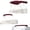 Burgundy, variant on SavvyCraft™ 4 Bow Bimini Top Replacement Canvas 10ft L, 61"-66"W White Color with Zippered Pockets