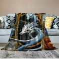 thumbnail image 2 of ONETECH for Boys Men Dragon Throw Blanket for Kids Adults Ultra Soft Cozy Flannel Blanket for Couch Sofa ​Bed Gift Blanket, 2 of 6