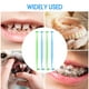 thumbnail image 4 of 8 cepillos de dientes intermedios de doble punta para limpieza bucal con aparatos dentales., 4 of 8