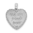 thumbnail image 2 of Auriga Fine Jewelry 14K White Gold Reversible FOR MY SISTER-FRIENDS FOREVER Pendant for Women, 2 of 6