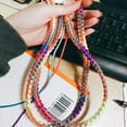 thumbnail image 4 of 20 Roll Multicolor Hand Woven Wire Necklace Bracelet Rope Accessories Jade Line DIY Accessories (Random 20 Color), 4 of 9