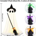 thumbnail image 3 of Clearance Party Light-up Decoration under $15,Halloween Glowing Decoration Lights Witch With Design Outdoor Patio Decoration Halloween Garden Scene Decoration Preferred, 3 of 5