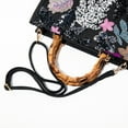 thumbnail image 6 of YIFEI Bamboo Handle Sequin Embroidered Tote Floral Clutch Evening Bag for Wedding Party, 6 of 6