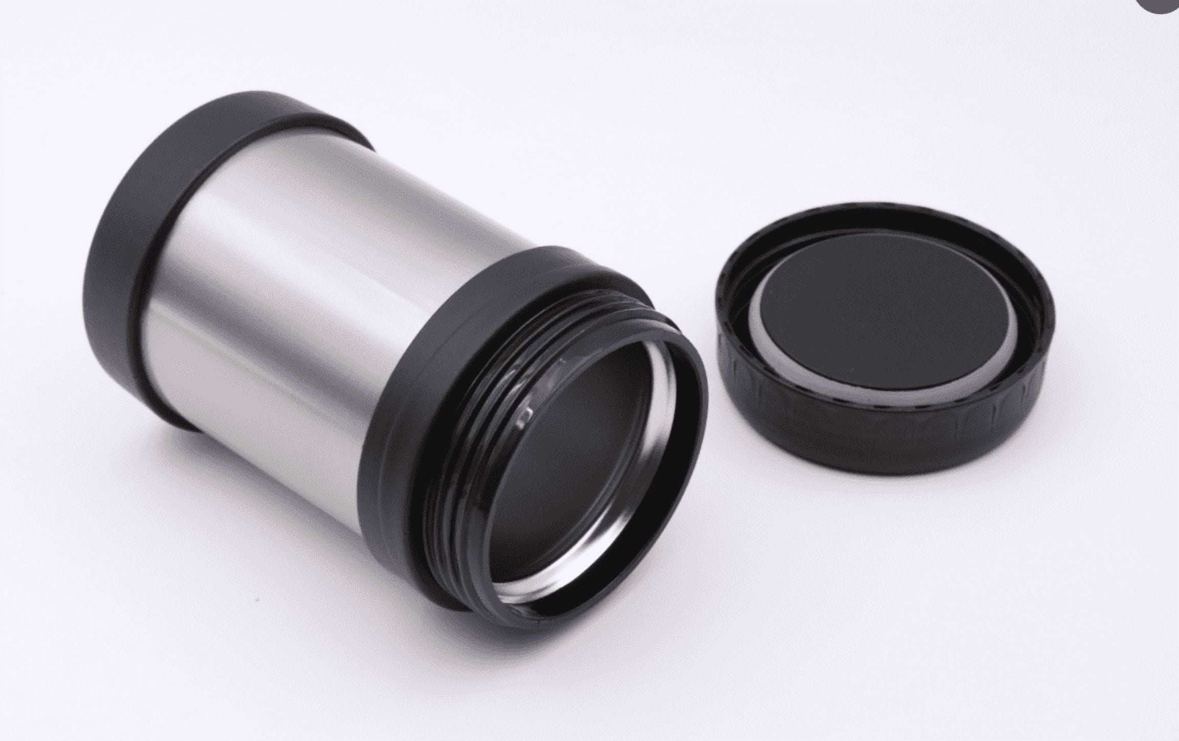 Mainstays 350ml Food Jar plain avec couvercle noir