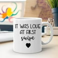 thumbnail image 2 of Love At First Swipe Mug with Quote, Wedding Gift, Couple Funny Gift for Him Her Cute Wedding Coffee Cup Birthday Gift Wife Mug, Holiday Present Coffee Mug Gifts for Friends Wife Anniversary Mug, 2 of 7