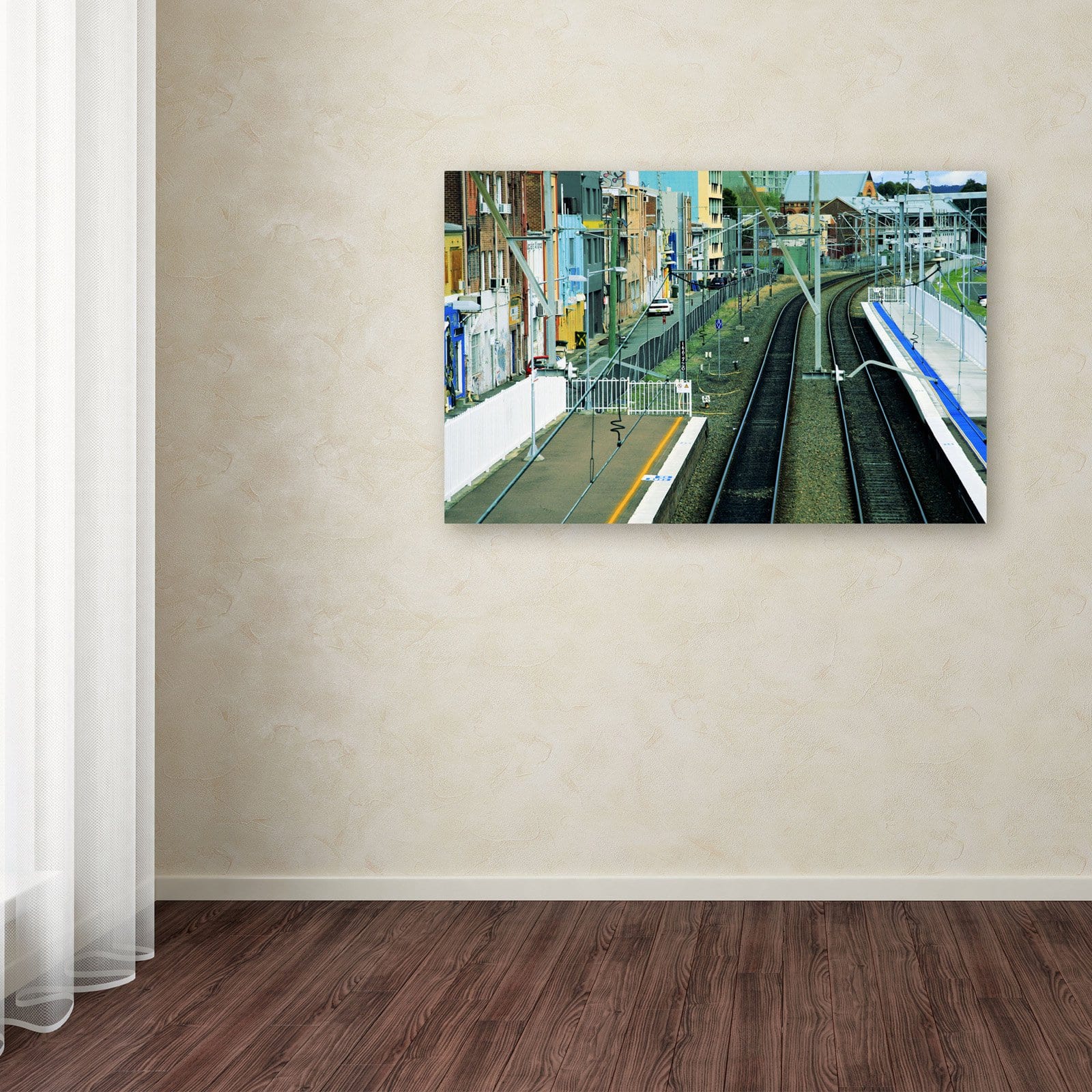 Trademark Fine Art "Where the Journey Starts" Canvas Art by Beata Czyzowska Young