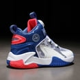 thumbnail image 4 of Hicooer JOINFUN Boys High Top Sneakers Basketball Shoes Breathable Lightweight Running Shoes for Kids Fashion School Shoes Little Kids/Big Kids, 4 of 7