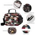 thumbnail image 3 of FORMRS Student Insulated Lunch Bag with Shoulder Strap Reusable Cooler Box for School, White Lucky Cat, 3 of 9