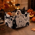 thumbnail image 4 of Halloween Storage Basket Large Capacity Foldable Canvas Organizer 14x10x8in with Handle for Home Closet Decor by OVFUIZ, 4 of 7