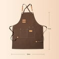 thumbnail image 7 of Travelwant Professional Cooking Apron Chef Designed for Kitchen BBQ Grill Women and Men Bib Adjustable/Towel Loop, 7 of 7