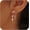 Gold-C, variant on Dangle Earrings for Women,14k Gold Plated Triple Huggie Stud Earrings Cute Statement Chain Earring Dainty Drop Earrings for Women Trendy Gold Plated Jewelry