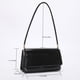 thumbnail image 3 of Bolso De Hombro Bolso vagabundo para mujer PU con brillo láser en las axilas con solapa para regalo de cumpleaños (negro), 3 of 8
