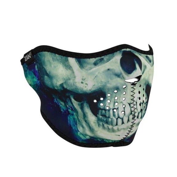 Zan Headgear Half Face Mask (One Size Fits Most, Paint Skull)