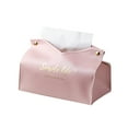 thumbnail image 2 of Joernso Large Capacity Faux Leather Strong Buckle Tissue Box Fine Texture Beautiful Tissue Holder Bag for Living Room, 2 of 8