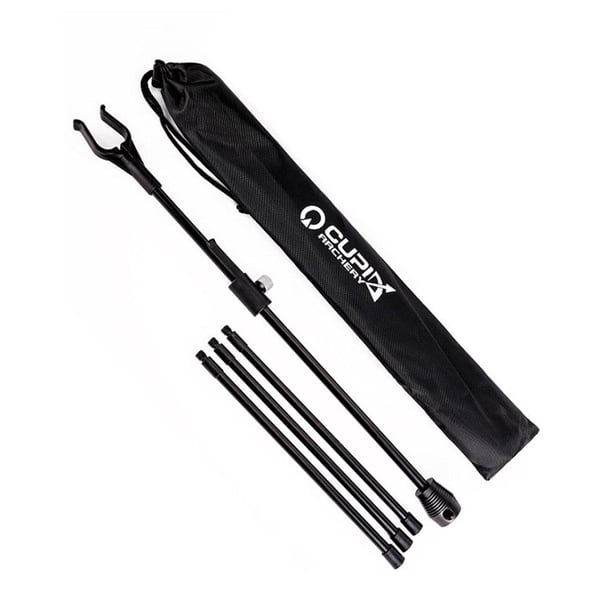 Soporte de arco de tiro con arco Soporte de arco recurvo Soporte extraíble Montaje de suspensión (Negro) Sywqhk Para Estrenar
