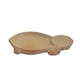 thumbnail image 1 of Herramientas y mejoras para el hogar Bandeja de madera brasileña Platos de cerámica blanca Decoración de escritorio Plantas Maceta Fondo Plato de cerámica, 1 of 2