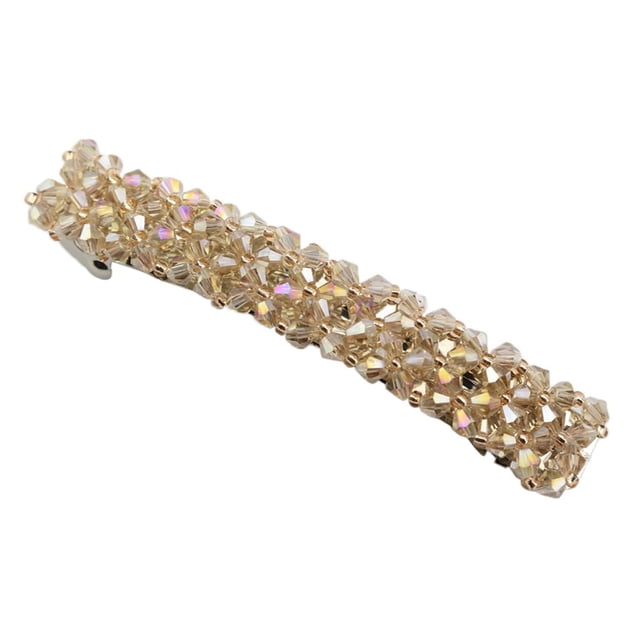 Broches brillantes para mujer, accesorio para el cabello, regalo champán
