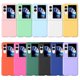 thumbnail image 5 of For ZTE nubia Flip2 5G Case Skin-Touch Texture Hard PC Folding Phone Cover - Orange, 5 of 5
