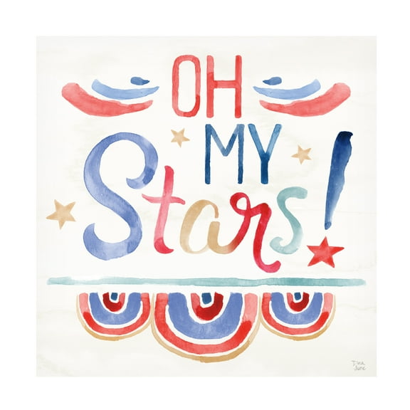 Dina June 'Oh My Stars VI' Canvas Art
