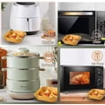 thumbnail image 4 of 100Pcs Disposable Paper Liner Non-Stick Square Parchment Paper for Air Fryer, 4 of 4