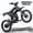 GT73 PRO, variant on GT73Pro Electric Dirt Bike for Adults,3000W(Peak) Electric Bike with 60V 36AH Removable Battery ,50MPH Speed 85+Mile Range UL2849