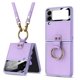 thumbnail image 1 of Funda de teléfono Ckhb-CJ4 con llavero Z Flip 3 5G para Samsung Galaxy Z Flip 3 para niñas, collar con cordones, correa de cuerda Fivean unisex, 1 of 2