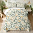 thumbnail image 2 of Erosebridal Chicken Twin Quilt Set for Boys Girls, Muted Leaves Twin Coverlet Set, 2pcs 1 Bedspread and 1 Pillowcase, 2 of 7