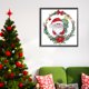 thumbnail image 3 of 5D DIY Taladro parcial con forma especial Pintura de diamante Corona de Navidad 30x30cm, 3 of 9