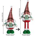 thumbnail image 4 of ufehgfjh Tax Free Weekend Christmas Doll Christmas Dwarf Faceless Old Man Doll Telescopic Display Window Scene Decoration, 4 of 5