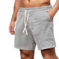 thumbnail image 3 of Men’s Textured Jogging Shorts Vintage Casual Summer Bottoms, 3 of 9