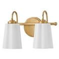 thumbnail image 4 of 85412DA Lark Honey - 30W 2 LED Small Bath Vanity-9.25 Inches Tall and 13.25 Inches Wide, 4 of 11