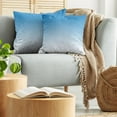 thumbnail image 5 of Ambesonne Ombre Throw Pillow Cover 2 Pack, Skyscape for Blue Lovers, 24", Blue White, 5 of 7