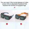thumbnail image 4 of TFixol Solar Power Auto Darkening Welding Glasses Safety Protective Welders Glasses Argon Arc Welding Electric Welding Glasses Practical Welding Glasses Utility Welding Tools, 4 of 7