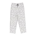 thumbnail image 4 of Xecao Poodle Dog Women's Straight Lounge Pajama Pants: The Epitome of Relaxed Sleepwear, 4 of 9