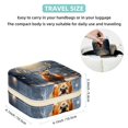 thumbnail image 5 of Elk Revival Travel Portable Square Jewelry Box Organizer for Rings, Earrings, Necklaces, Bracelets for Girls and Women, 5 of 6