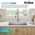 thumbnail image 5 of KRAUS Fairlane 33” Undermount Single Bowl 18-Gauge Stainless Steel Kitchen Sink, 5 of 7