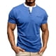 thumbnail image 2 of Tops para hombre, blusas y camisas de manga corta y cuello redondo para hombre. Jersey informal de dos piezas con bolsillo y cuello redondo de doble capa y manga corta de color liso a la moda para hom, 2 of 8