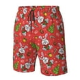 thumbnail image 4 of Pofeuu Cute Christmas Bunny Prin Men's Swim Trunks Quick Dry Bathing Suit Swimming Board Shorts Mesh Lining Beach Swimwear-XX-Large, 4 of 6