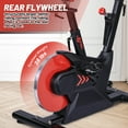 thumbnail image 6 of Smart Knob Electromagnetic Control Indoor Cycling Bike with Adjustable Resistance, LCD Monitor, Dual-Triangle Frame, and Comfort for Home Fitness Enthusiasts, 6 of 9