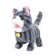 thumbnail image 5 of guohui Electric Plush Animal Cat Toy Walking Cat Toy Creative Kitten Toy Children's Pet grey, 5 of 9