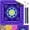 Purple, variant on Neoprene Mahjong Mat with Rules, 33x33 Inch Mahjong Mat for Table, Non-Slip Noise Reduction Mah Jongg Mat with Carrying Bag and 3 Dice for Poker, Card, Board, Tile Games, Dominoes (Brown)